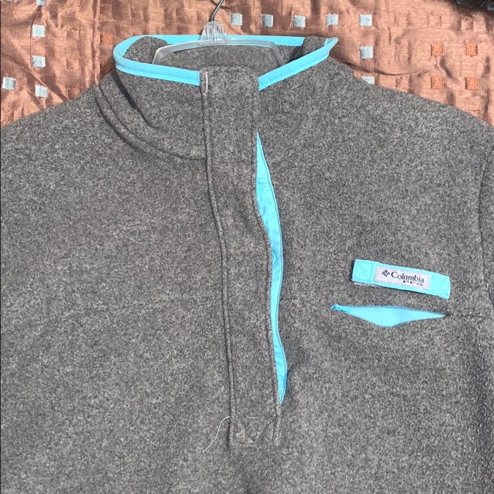 Columbia Quarter Button Down Fleece Jacket - Picture 2 of 3